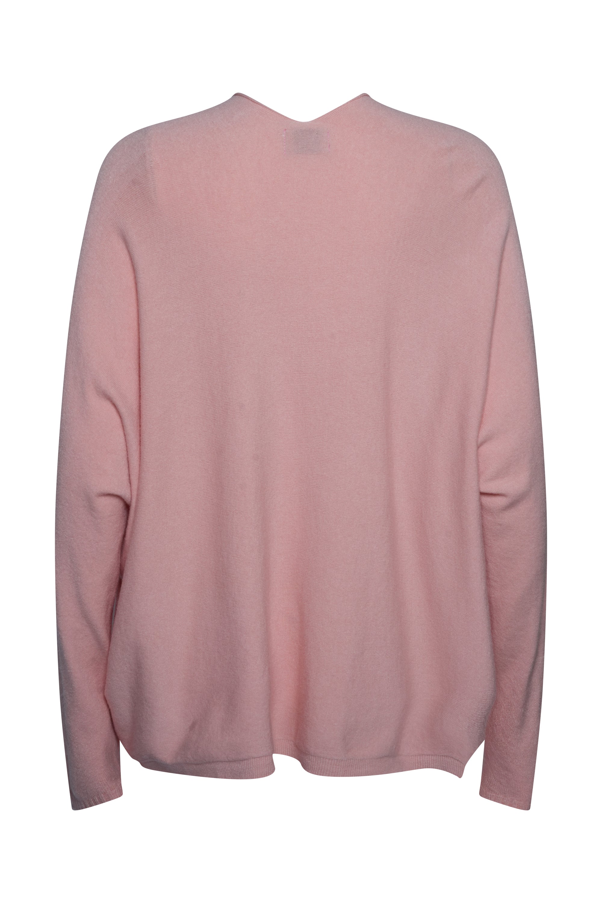 PINK V NECK WOOL SWEATER