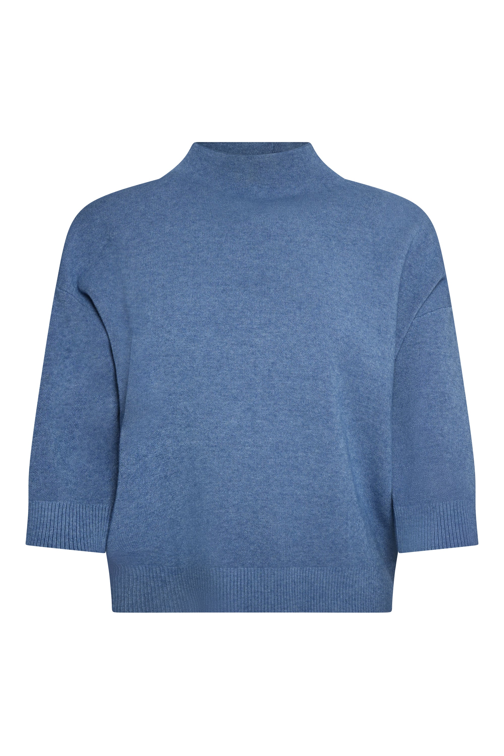 PANA BLUE WOOL SHORT SWEATER