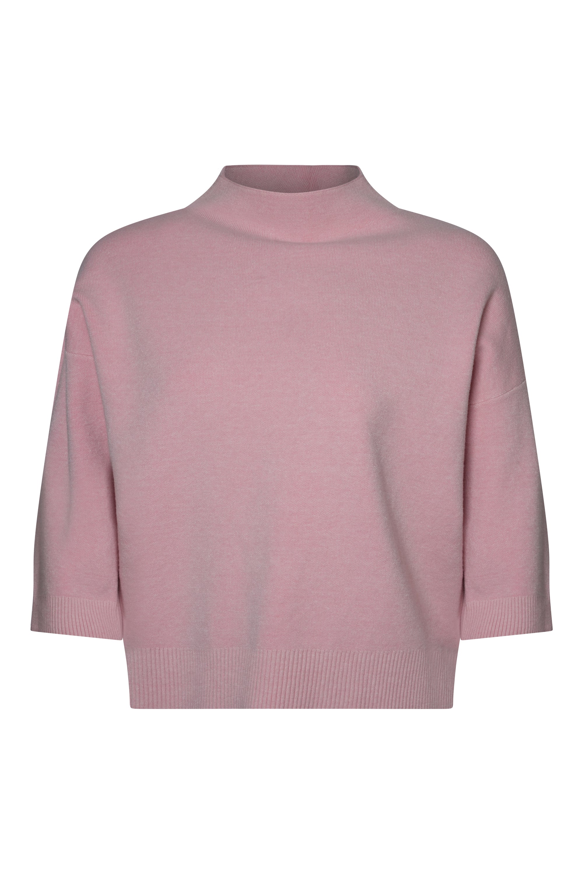 PINK WOOL SHORT SWEATER