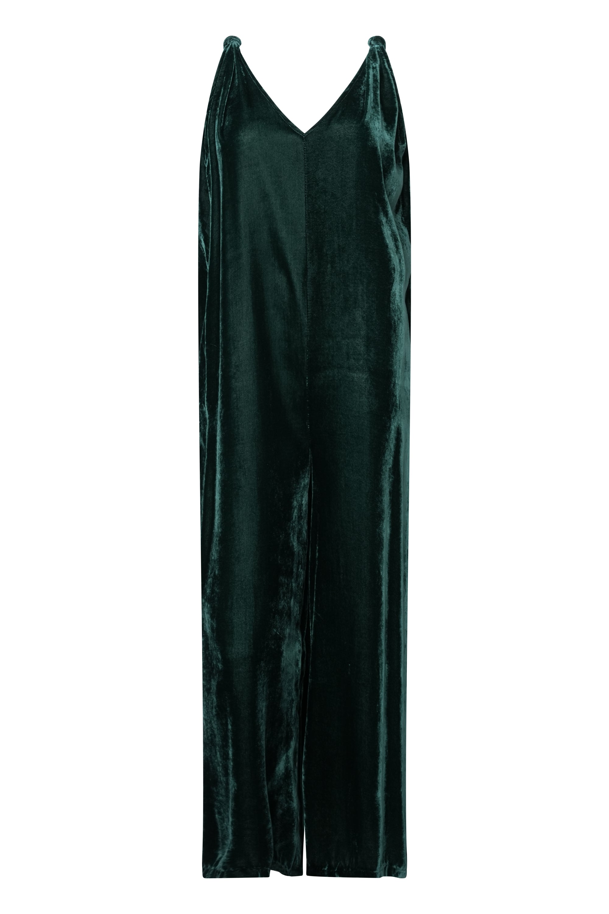 GREEN VELVET OVERALL