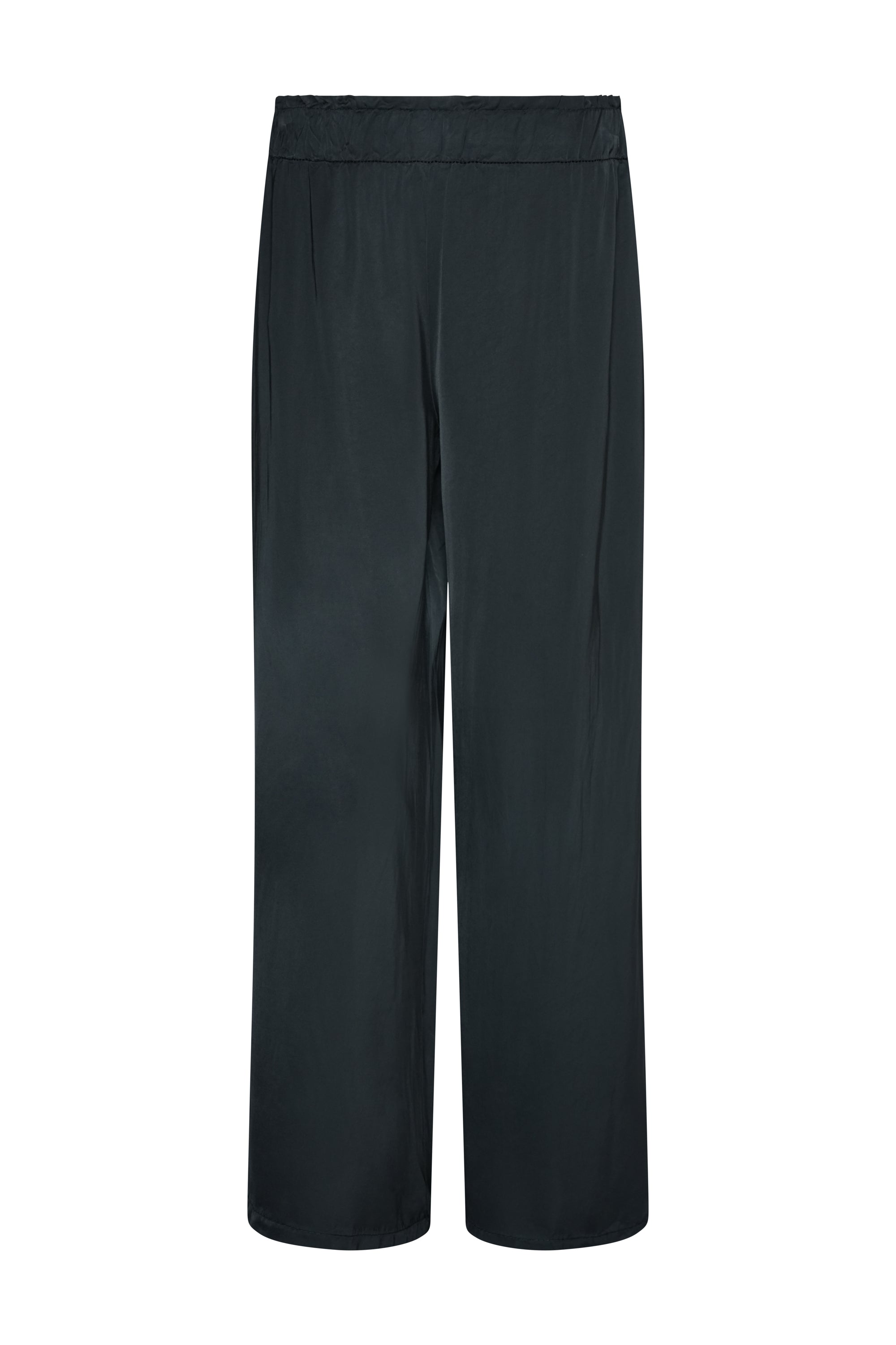 BLACK SILK PANTS